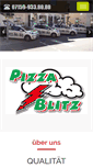 Mobile Screenshot of pizza-blitz-online.de